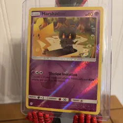 Pokemon Marshadow NM-Mint Reverse Holo Cosmic Eclipse #103/236 Rare - Image 1