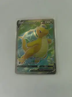 Dragonite V (Full Art) 076/078 Pokemon GO Holo - Image 1