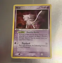 Nintendo Pokemon TCG Mew POP Series 4 4/17 Rare Holo 70HP English 2006 - Image 2