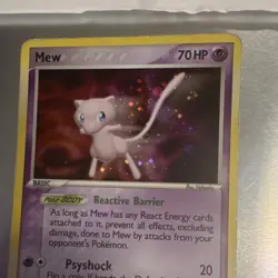 Nintendo Pokemon TCG Mew POP Series 4 4/17 Rare Holo 70HP English 2006 - Image 4