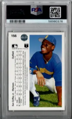 1990 Upper Deck #156 Ken Griffey Jr. Seattle Mariners PSA 10 GEM MINT HOF - Image 2