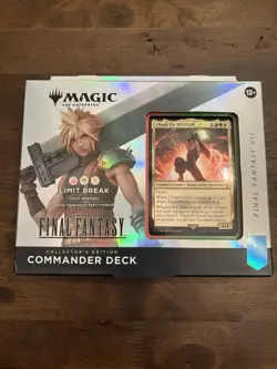 MTG Final Fantasy VII Limit Break Commander Deck Collector’s Edition SEALED - Image 1