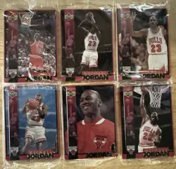 1996 Upper Deck Michael Jordan ALL METAL Card Set (6 Cards) Chicago Bulls 🔥🐐🔥 - Image 1