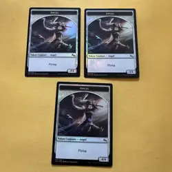 3x Angel Angel Double-Sided Token [Unstable Tokens] Lightly Played Foil - Image 1