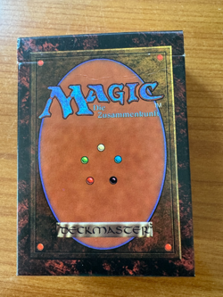Magic MTG German Revised FBB Starter Deck Box EMPTY! No Cards! No. 4 - Image 1
