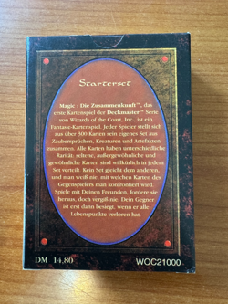 Magic MTG German Revised FBB Starter Deck Box EMPTY! No Cards! No. 4 - Image 3