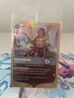 Pocahontas - Steadfast Traveler 48 Disney Lorcana Promo Cards Holo SEALED 🔥 - Image 1