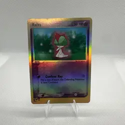 Ralts Reverse Holo 66/109 2003 EX Ruby & Sapphire Pokemon Card MP - Image 1