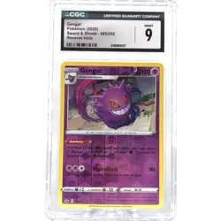 PSA CGC 9 Pokemon Card Gengar 085/202 Reverse Holo Sword & Shield English - Image 1