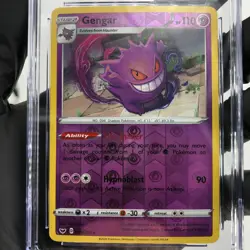 PSA CGC 9 Pokemon Card Gengar 085/202 Reverse Holo Sword & Shield English - Image 3