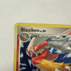 Blaziken 3/127 - Platinum Set Reverse Holo Rare Pokemon Card - DMG - Image 2