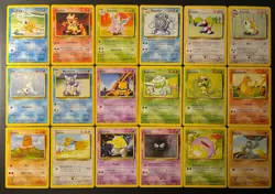 COMPLETE Non-Holo Pokemon BASE Set 17-102 Rares, Uncommons, Commons (NM/LP) - Image 2