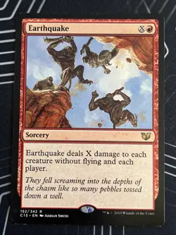 1x Earthquake (152) Commander 2015 LP MTG Magic the Gathering x1 MKE - Image 1