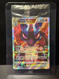 Lucario VSTAR SWSH291 SWSH Black Star Promo Crown Zenith GG Sealed Pokemon Card - Image 1
