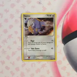 Tauros 5/17 POP Series 2 Cosmos Holo Rare Pokemon Trading Card Game 2005 MP - Image 1