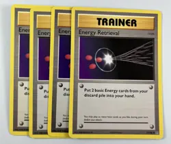Pokemon Energy Retrieval 77/108 (4X) Playset Lot XY Evolutions Trainer 2016 NM - Image 1