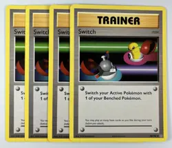 Pokemon Switch 88/108 (4x) Playset Lot XY Evolutions Trainer Item Flat Shipping - Image 1