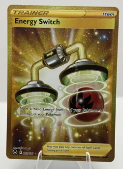 Energy Switch Secret Rare Holo Silver Tempest #212/195 Pokemon TCG English - Image 1