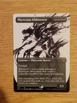 Phyrexian Obliterator Showcase NM Near Mint Phyrexia: All Will Be One MTG - Image 1