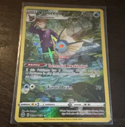 Pokemon Company Vaporeon TG02/TG30 Swsh09 Brilliant Stars UR Holo 110 HP - Image 1