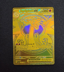 Pokemon TCG Mega Charizard X Ex 130/094 Phantasmal Flames Mega Hyper Rare - Image 1