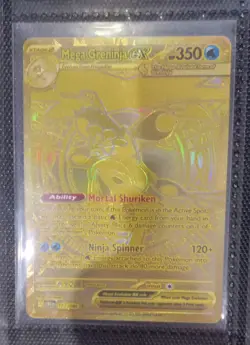 Pokemon Chaos Rising Mega Greninja ex GOLD RARE SECRET, 122/086, NEAR MINT - Image 2