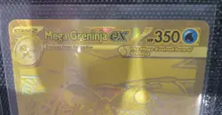 Pokemon Chaos Rising Mega Greninja ex GOLD RARE SECRET, 122/086, NEAR MINT - Image 4