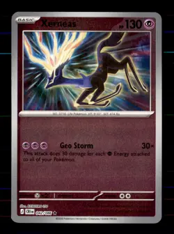 Xerneas 042/086 Rare Chaos Rising Pokemon Reverse Holo Near Mint - Image 1