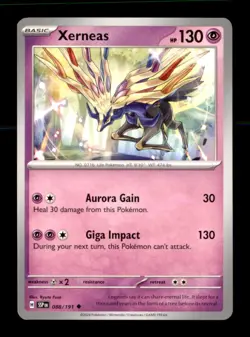 Xerneas 088/191 Uncommon Surging Sparks Pokemon Near Mint - Image 1