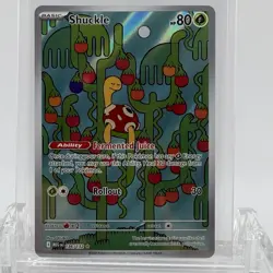 Pokemon TCG Mega Evolution Shuckle #136/132 Illustration Rare NM - Image 1