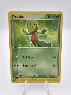 Treecko 76/109 EX Ruby and Sapphire Common Pokemon card - Image 1