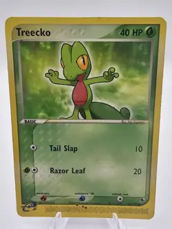 Treecko 76/109 EX Ruby and Sapphire Common Pokemon card - Image 2