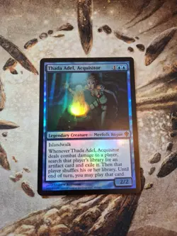 MTG Magic the Gathering Thada Adel, Acquisitor (40/151) Worldwake LP FOIL - Image 1