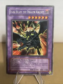 YuGiOh Dark Blade the Dragon Knight RDS-EN035 1st ed. RARE. LP - Image 1
