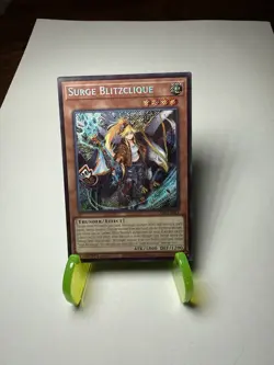 Yugioh! CORI-en011 Surge Blitzclique Secret Rare NM Chaos Origins - Image 1