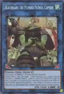 Blackbeard, the Plunder Patroll Captain - BLCR-EN094 - Secret Rare - 1st Edition - Image 1