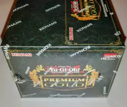Yu-Gi-Oh PREMIUM GOLD 1ST EDITION Display Box (5 Mini Booster Boxes) 15 Packs - Image 1