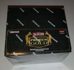 Yu-Gi-Oh PREMIUM GOLD 1ST EDITION Display Box (5 Mini Booster Boxes) 15 Packs - Image 4