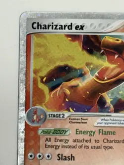 Pokemon TCG Charizard ex 105/112 Fire Red & Leaf Green Holo Silver Border - Image 2