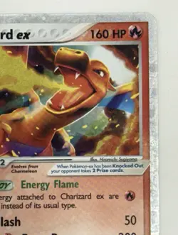 Pokemon TCG Charizard ex 105/112 Fire Red & Leaf Green Holo Silver Border - Image 3