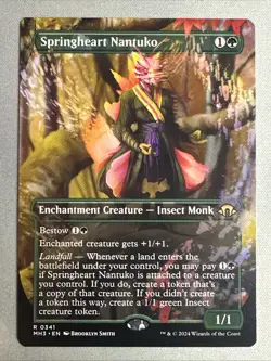 MTG / Springheart Nantuko / MH3 / #0341 / Regular (Borderless) / Rare / NM - Image 1