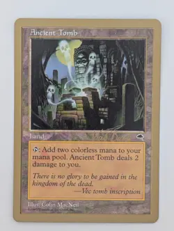 Ancient Tomb - Excellent - World Championship (Kai Budde) - MTG - Image 1