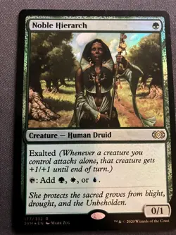 MTG [FOIL] Noble Hierarch {Double Masters} - NM - Image 1