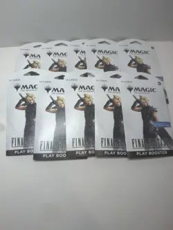 *Lot of of 10* Magic The Gathering FINAL FANTASY Play Booster Sleeved Packs - Image 1