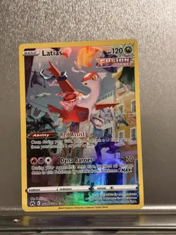Pokemon Latias TCG Full Art Ultra Rare Holo Card GG20/GG70 Crown Zenith - Image 2