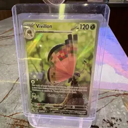 Pokemon TCG Vivillon🦋 Holo Illustration Rare Card SV08 Surging Sparks 193/191 - Image 3