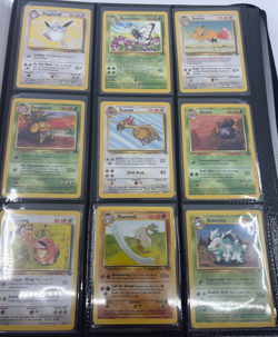 Pokemon Cards - Complete Uncommon & Common Jungle Set + Folder - NM - Image 2