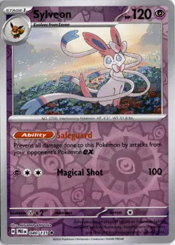 Sylveon 040/131 SV: Prismatic Evolutions Pokemon Card TCG - Image 1