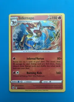 Infernape 026/172 Swsh09: Brilliant Stars Holo Rare NM Pokemon TCG Card - Image 1