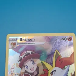Pokemon Braixen TG01/TG30 Silver Tempest Trainer Gallery Holo Card - Image 4